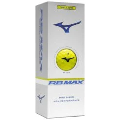 Mizuno RB Max Yellow Golf Balls -Golf Equipment Store 2023 mizuno rb max yellow golf balls sleeve itempicture