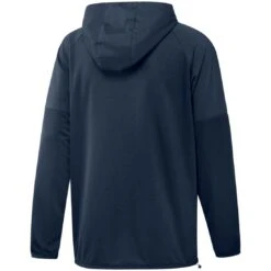 Adidas Anorak Quarter Zip Pullover -Golf Equipment Store adidas 2022 anorak quarter zip pullover crew navy back itempicture