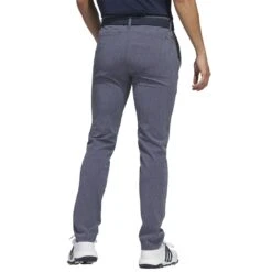 Adidas Crosshatch Primegreen Pants -Golf Equipment Store adidas 2022 crosshatch pants collegiate navy back itempicture