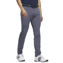 Adidas Crosshatch Primegreen Pants -Golf Equipment Store adidas 2022 crosshatch pants collegiate navy walking itempicture