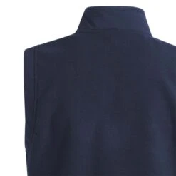 Adidas Boys Fleece Layering Vest -Golf Equipment Store adidas 2023 boys fleece layering vest collegiate navy detail1 itempicture
