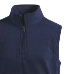Adidas Boys Fleece Layering Vest -Golf Equipment Store adidas 2023 boys fleece layering vest collegiate navy detail3 itempicture