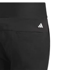 Adidas Girls Pull-On Pants -Golf Equipment Store adidas 2023 girls pull on pants black back detail itempicture