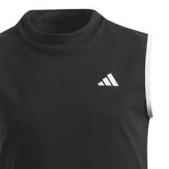 Adidas Girls Sleeveless Versatile Dress -Golf Equipment Store adidas 2023 girls sleeveless versatile dress black collar detail itempicture