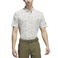 Adidas Go To Printed Polo -Golf Equipment Store adidas 2023 go to printed polo white itempicture