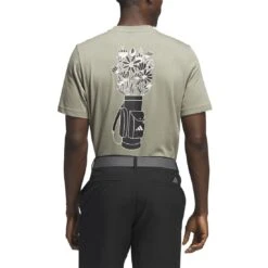 Adidas Golf Graphic Tee -Golf Equipment Store adidas 2023 golf graphic tee silver pebble back itempicture