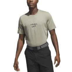 Adidas Golf Graphic Tee -Golf Equipment Store adidas 2023 golf graphic tee silver pebble itempicture