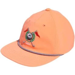 Adidas Retro 5 Panel Hat -Golf Equipment Store adidas 2023 retro 5 panel hat coral fusion itempicture