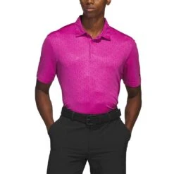 Adidas 2023 Ultimate365 Allover Print Polo -Golf Equipment Store adidas 2023 ultimate365 allover print polo lucid fuchsia itempicture