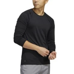 Adidas UPF Base Layer -Golf Equipment Store adidas 2023 upf base layer black side itempicture