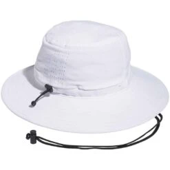 Adidas Wide Brim Sun Hat -Golf Equipment Store adidas 2023 wide brim sun hat white back itempicture