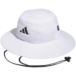 Adidas Wide Brim Sun Hat -Golf Equipment Store adidas 2023 wide brim sun hat white itempicture
