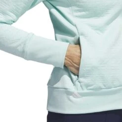 Adidas Women's COLD.RDY Jacket -Golf Equipment Store adidas 2023 womens cold rdy jacket semi flash aqua detail1 itempicture