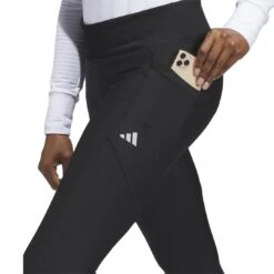 Adidas Women's COLD.RDY Leggings -Golf Equipment Store adidas 2023 womens cold rdy leggings black detail pocket itempicture