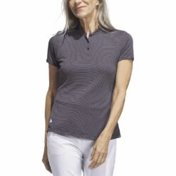 Adidas Women's Essentials Dot Polo -Golf Equipment Store adidas 2023 womens essentials dot polo black itempicture