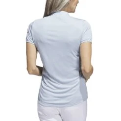 Adidas Women's Essentials Dot Polo -Golf Equipment Store adidas 2023 womens essentials dot polo wonder blue back itempicture