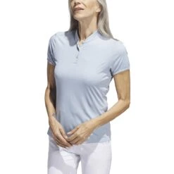 Adidas Women's Essentials Dot Polo -Golf Equipment Store adidas 2023 womens essentials dot polo wonder blue itempicture