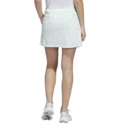 Adidas Women's Essentials Jacquard Skort 8 Adidas Women's Essentials Jacquard Skort -Golf Equipment Store adidas 2023 womens essentials jacquard skort white lucid lemon back itempicture