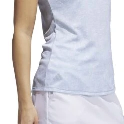 Adidas Women's Essentials Sleeveless Polo 11 Adidas Women's Essentials Sleeveless Polo -Golf Equipment Store adidas 2023 womens essentials sleeveless polo wonder blue detail2 itempicture