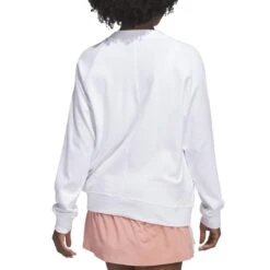 Adidas Women's Made With Nature Sweatshirt 9 Adidas Women's Made With Nature Sweatshirt -Golf Equipment Store adidas 2023 womens made with nature sweatshirt white back itempicture