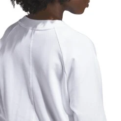 Adidas Women's Made With Nature Sweatshirt 11 Adidas Women's Made With Nature Sweatshirt -Golf Equipment Store adidas 2023 womens made with nature sweatshirt white detail1 itempicture