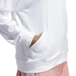 Adidas Women's Made With Nature Sweatshirt 10 Adidas Women's Made With Nature Sweatshirt -Golf Equipment Store adidas 2023 womens made with nature sweatshirt white detail2 itempicture