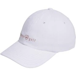 Adidas Women's Peace Love Golf Hat 9 Adidas Women's Peace Love Golf Hat -Golf Equipment Store adidas 2023 womens peace love golf hat white front itempicture