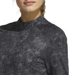 Adidas 2023 Women's Ultimate365 Tour Long Sleeve -Golf Equipment Store adidas 23 womens ultimate365 tour long sleeve black detail itempicture