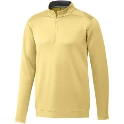 Adidas Club Quarter Zip Pullover -Golf Equipment Store adidas club quarter zip pullover almost yellow itempicture