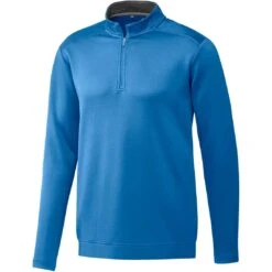 Adidas Club Quarter Zip Pullover -Golf Equipment Store adidas club quarter zip pullover pulse blue itempicture