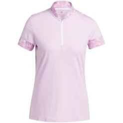 Adidas FW22 Women's Ultimate365 Printed Polo -Golf Equipment Store adidas fw22 womens ultimate365 printed polo bliss lilac itempicture
