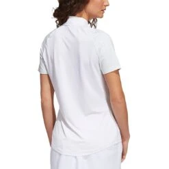 Adidas FW22 Women's Ultimate365 Printed Polo -Golf Equipment Store adidas fw22 womens ultimate365 printed polo white back itempicture