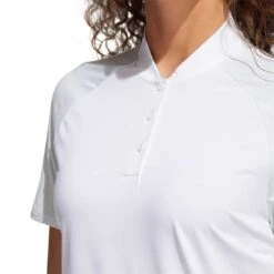 Adidas FW22 Women's Ultimate365 Printed Polo -Golf Equipment Store adidas fw22 womens ultimate365 printed polo white detail itempicture