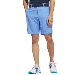 Adidas Ultimate365 Printed 9 Inch Shorts 11 Adidas Ultimate365 Printed 9 Inch Shorts -Golf Equipment Store adidas s23 ultimate365 printed 9 inch shorts blue fusion front itempicture