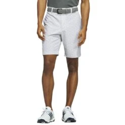 Adidas Ultimate365 Printed 9 Inch Shorts 10 Adidas Ultimate365 Printed 9 Inch Shorts -Golf Equipment Store adidas s23 ultimate365 printed 9 inch shorts white grey front itempicture