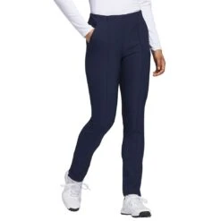 Adidas Women's Ultimate365 Full Length Pants -Golf Equipment Store adidas ss23 womens ultimate365 full length pants collegiate navy side itempicture