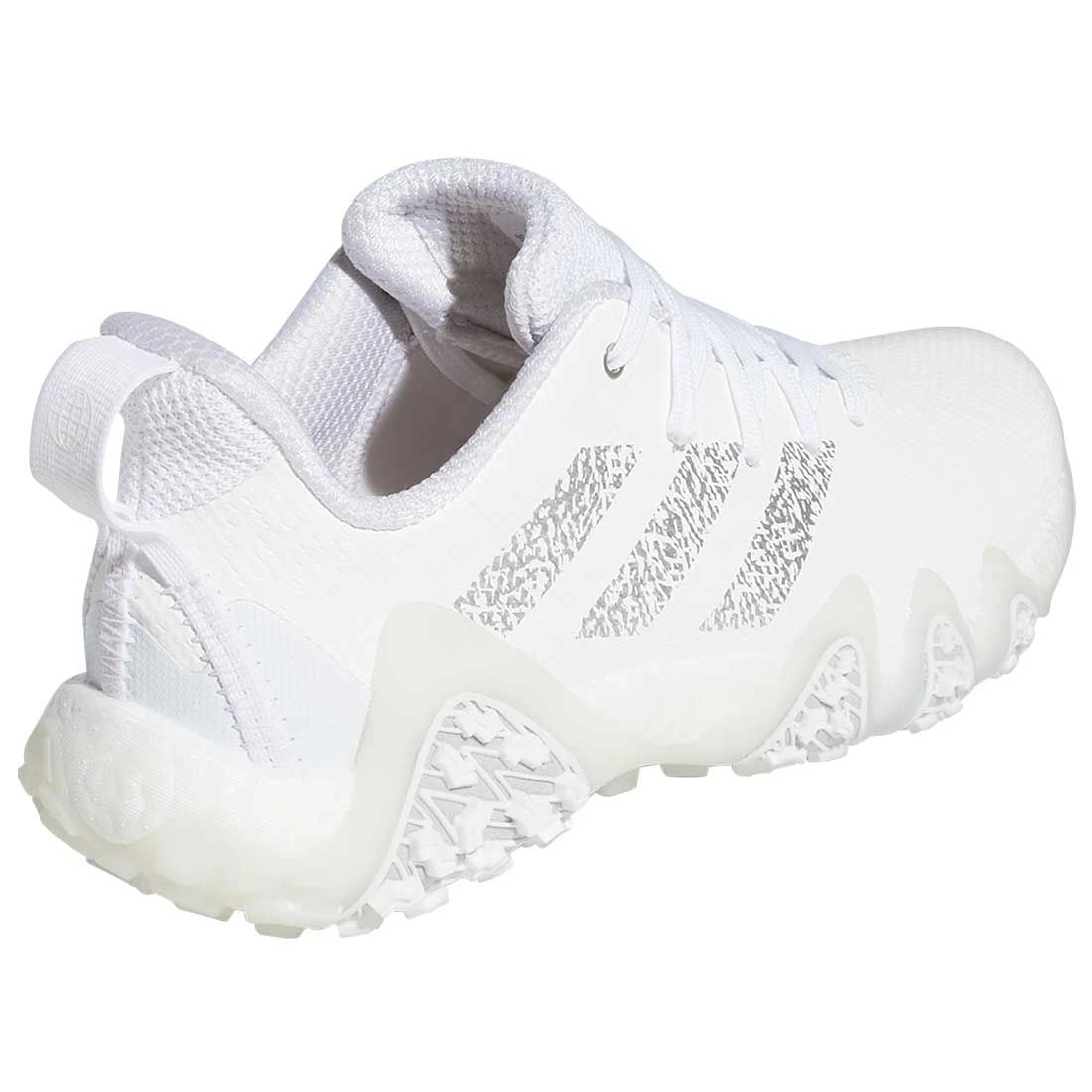 Adidas Women's Codechaos 22 Golf Shoes White/Silver/Clear Pink 4 Adidas Women's Codechaos 22 Golf Shoes White/Silver/Clear Pink - Image 4