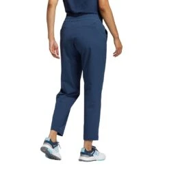Adidas Women's Go-To Commuter Pants -Golf Equipment Store adidas womens go to commuter pants crew navy back on model itempicture
