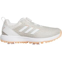 Adidas Women's S2G 23 BOA Golf Shoes White/Coral Fusion