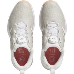 Adidas Women's S2G 23 BOA Golf Shoes White/Coral Fusion -Golf Equipment Store adidas womens s2g 23 boa golf shoes white coral fusion top itempicture