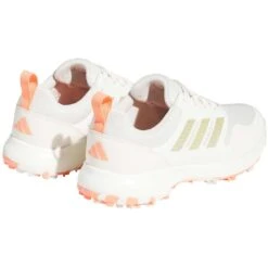 Adidas Women's Tech Response 3.0 SL Golf Shoes Chalk White/Silver/Coral Fusion 9 Adidas Women's Tech Response 3.0 SL Golf Shoes Chalk White/Silver/Coral Fusion -Golf Equipment Store adidas womens tech response 3 0 sl golf shoes chalk white coral back itempicture