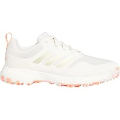 Adidas Women's Tech Response 3.0 SL Golf Shoes Chalk White/Silver/Coral Fusion