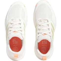 Adidas Women's Tech Response 3.0 SL Golf Shoes Chalk White/Silver/Coral Fusion 10 Adidas Women's Tech Response 3.0 SL Golf Shoes Chalk White/Silver/Coral Fusion -Golf Equipment Store adidas womens tech response 3 0 sl golf shoes chalk white coral top itempicture