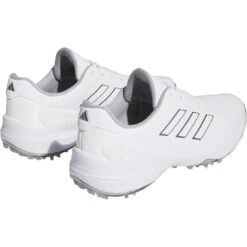 Adidas ZG23 Golf Shoes White/Silver -Golf Equipment Store adidas zg23 golf shoes white silver gw1177 back itempicture