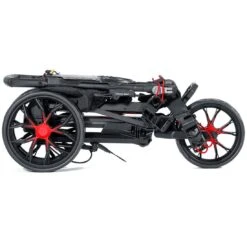 BagBoy Slimfold Push Cart -Golf Equipment Store bagboy 2024 slimfold push cart black red folded left itempicture