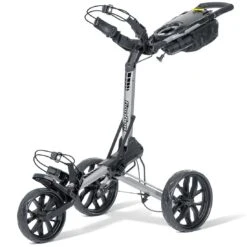 BagBoy Slimfold Push Cart -Golf Equipment Store bagboy 2024 slimfold push cart silver black itempicture