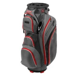 BagBoy 2023 Revolver XP Cart Bag -Golf Equipment Store bagboy revolver xp cart bag charcoal black red itempicture