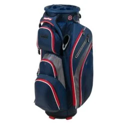 BagBoy 2023 Revolver XP Cart Bag -Golf Equipment Store bagboy revolver xp cart bag navy charcoal red itempicture