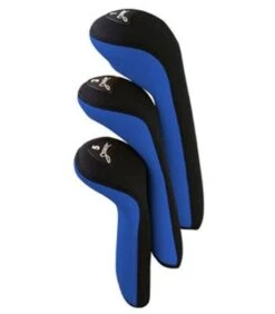 Pro Active Sports Stealth Headcovers 3-Pack -Golf Equipment Store blue 7362