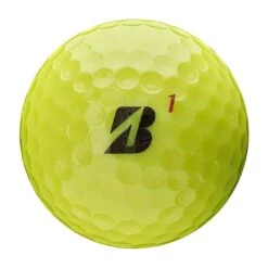 Bridgestone Tour B RX Yellow Golf Balls -Golf Equipment Store bridgestone 2022 tour b rx yellow golf balls front itempicture